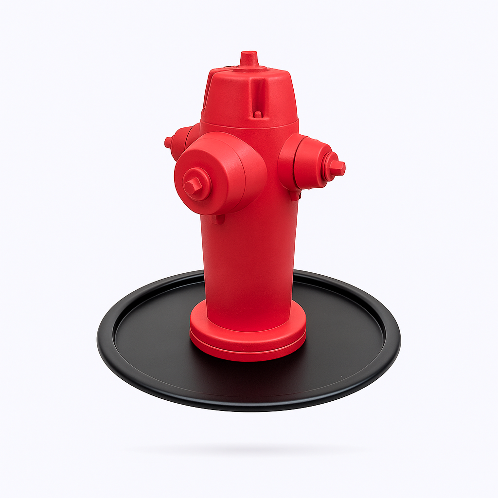 Dog Playground Fire Hydrant Enrichment Feature