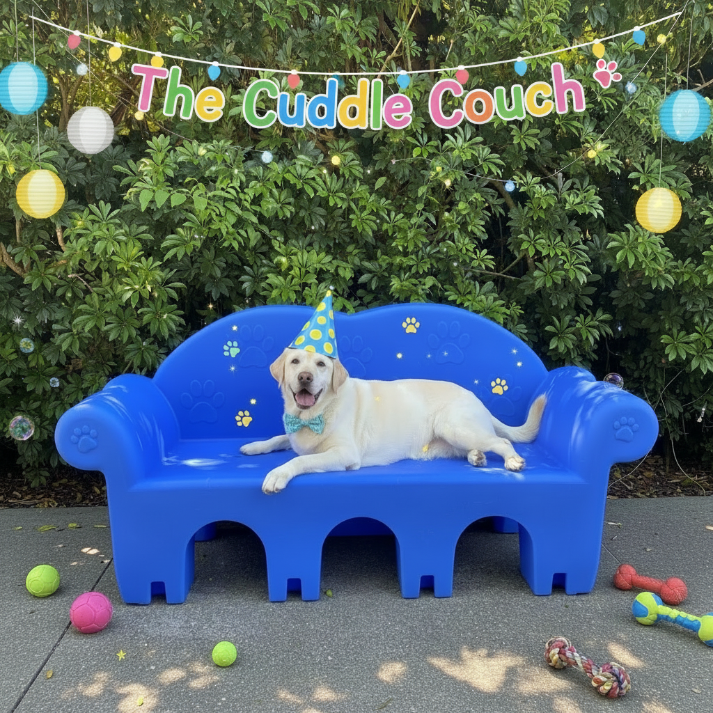 The Cuddle Couch Durable Dog Sofa for Kennels and Daycares