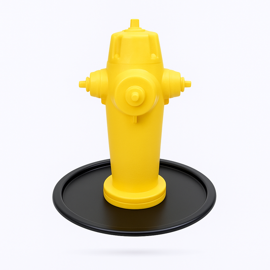 Dog Playground Fire Hydrant Enrichment Feature