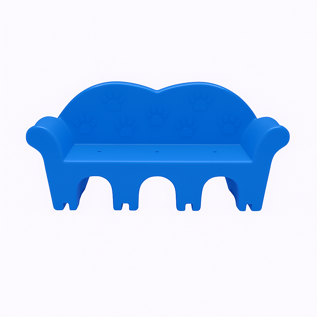 The Cuddle Couch Durable Dog Sofa for Kennels and Daycares