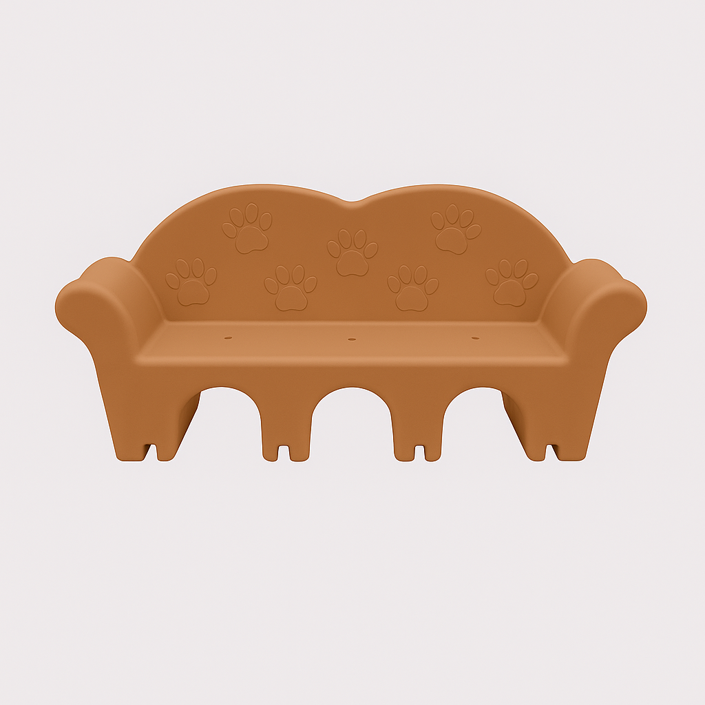 The Cuddle Couch Durable Dog Sofa for Kennels and Daycares