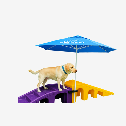 Shade Receiver for dog playground equipment