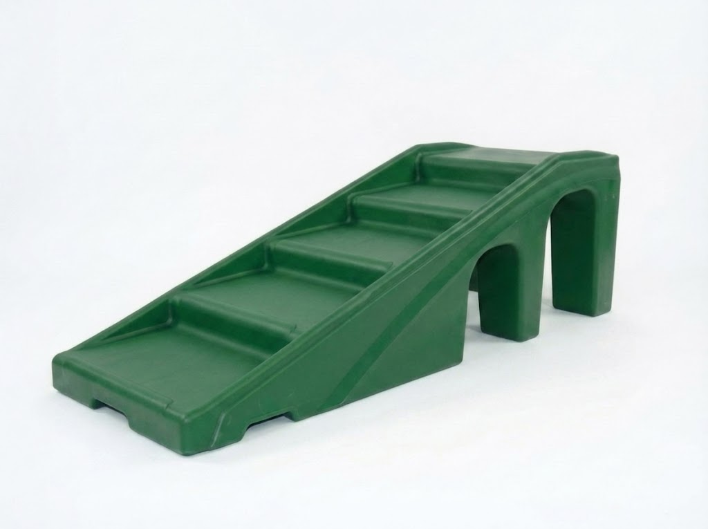 PRO Series Dog Agility Stairs in green