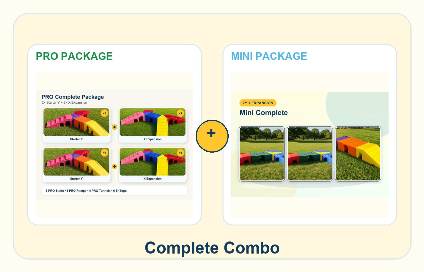PRO Complete Combo mixed PRO and Mini playground package preview