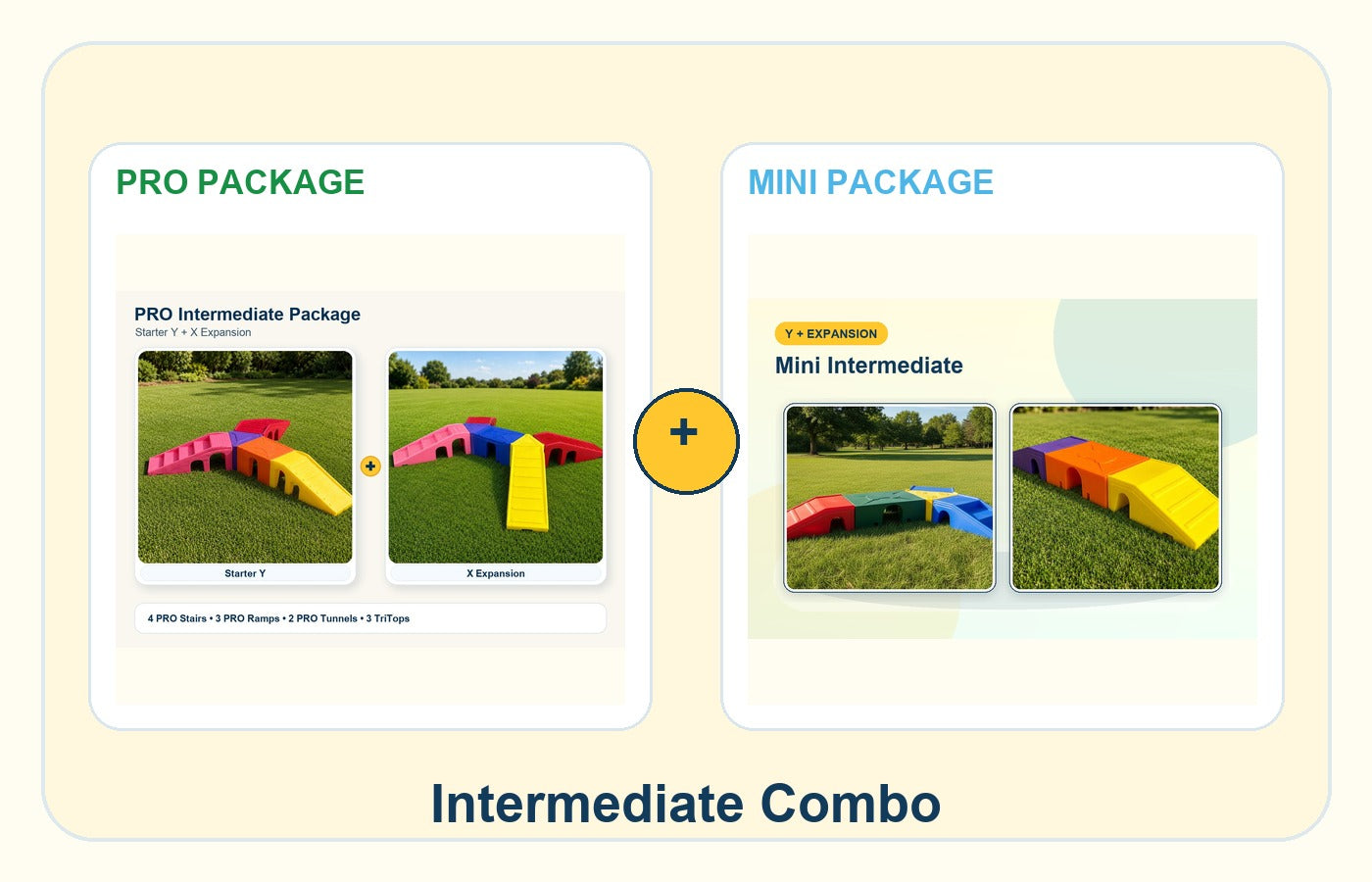 PRO Intermediate Combo mixed PRO and Mini playground package preview