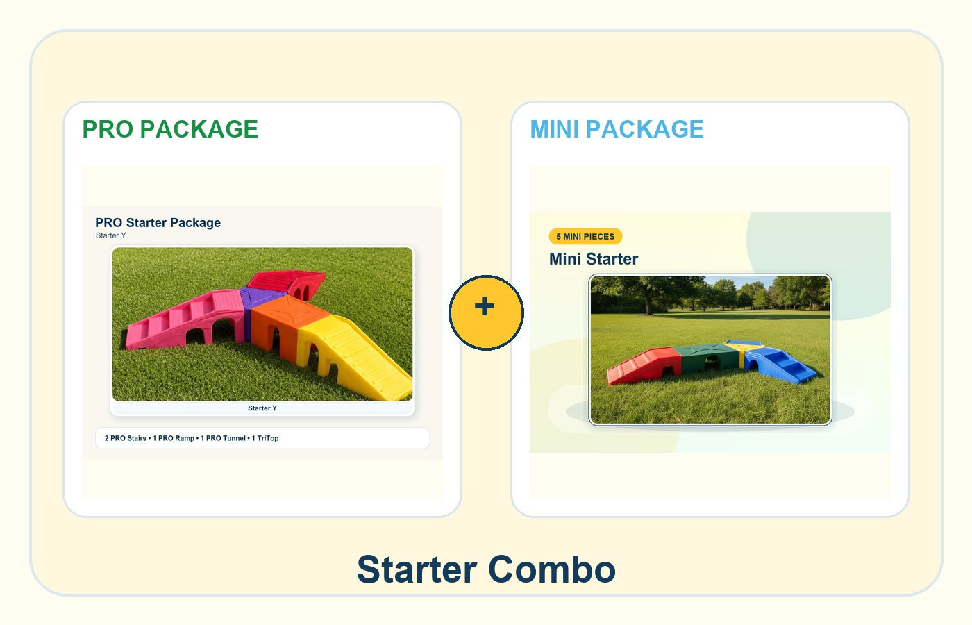 PRO Starter Combo mixed PRO and Mini playground package preview